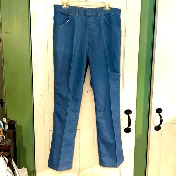 2/$50 EC VTG Comfort Action Sports Brushed Denim Jeans 1970s by VF Jeanswear Inc - Picture 1 of 7